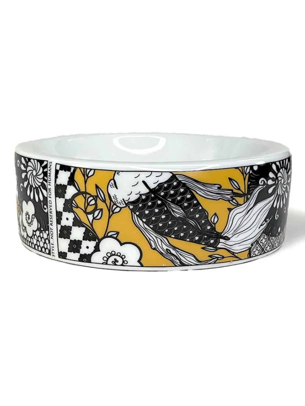 Ceramic Koi Dog Bowls - 3